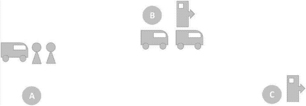 Centralized charging system for shared travel electric car