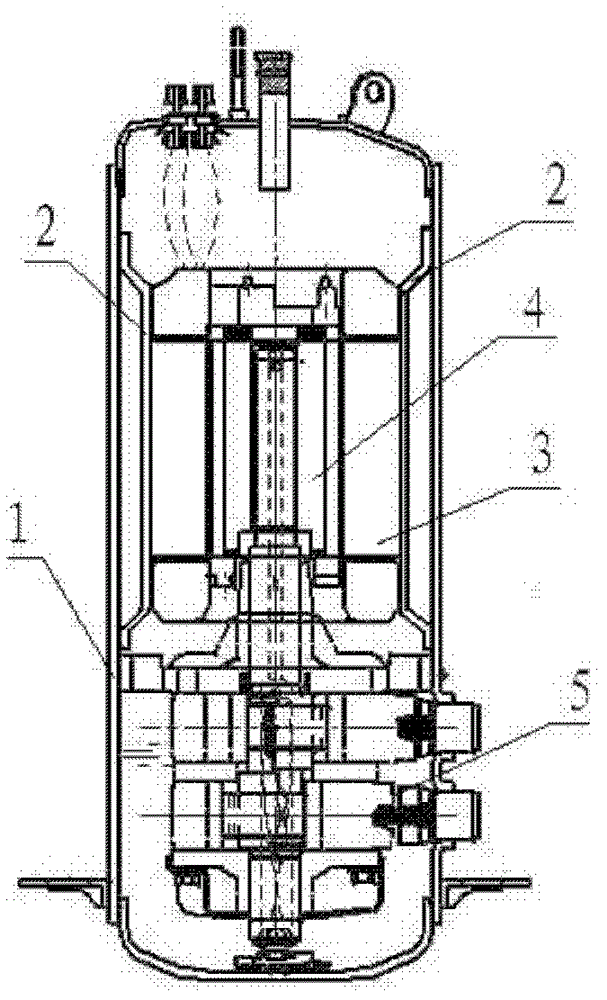 A method of assembling a rotary compressor