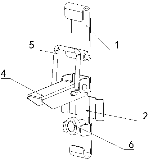 Novel bag cage connection assembly and use method thereof