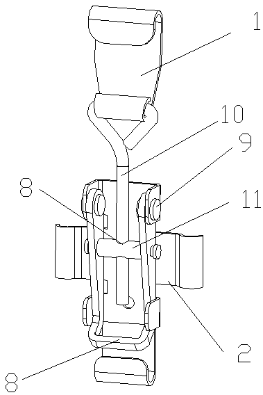 Novel bag cage connection assembly and use method thereof