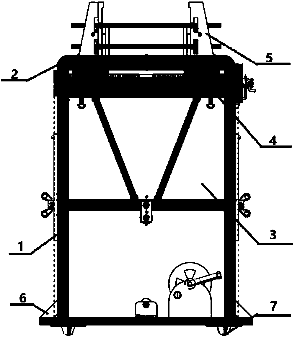 Stacking device of proton exchange membrane fuel cell