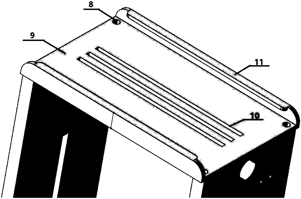 Stacking device of proton exchange membrane fuel cell