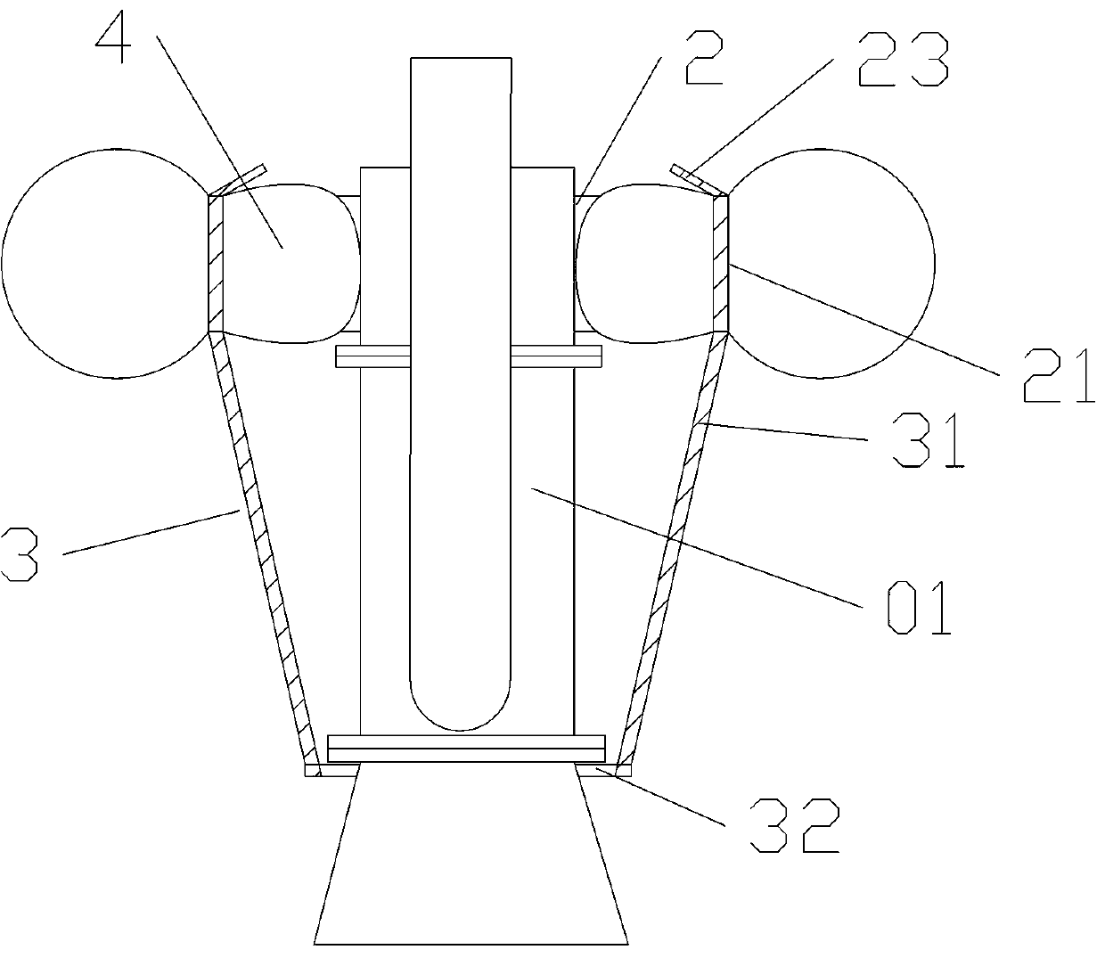 Suspension device of submersible pump
