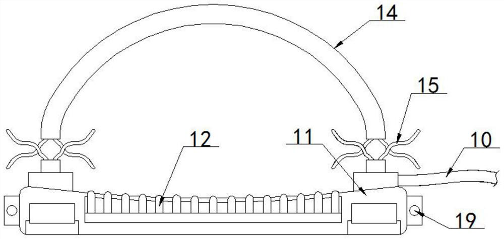 Postoperative rehabilitation nursing device for liver transplantation