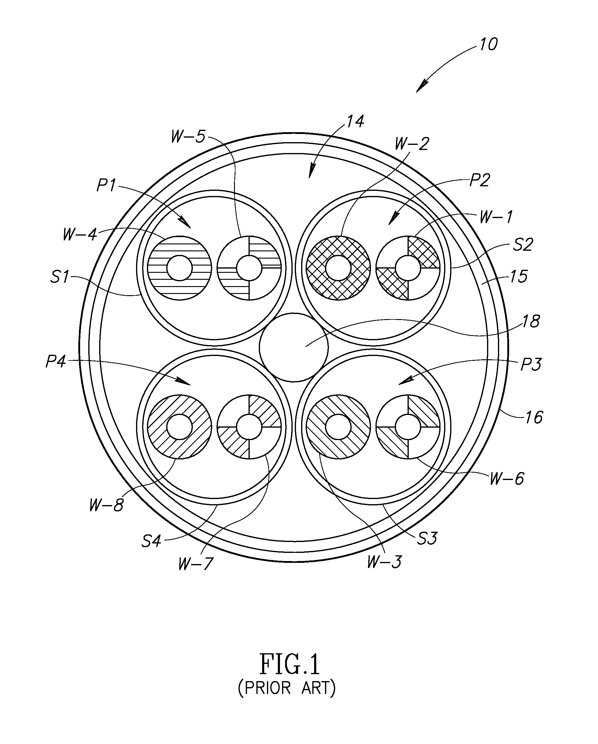 High density high speed data communications connector