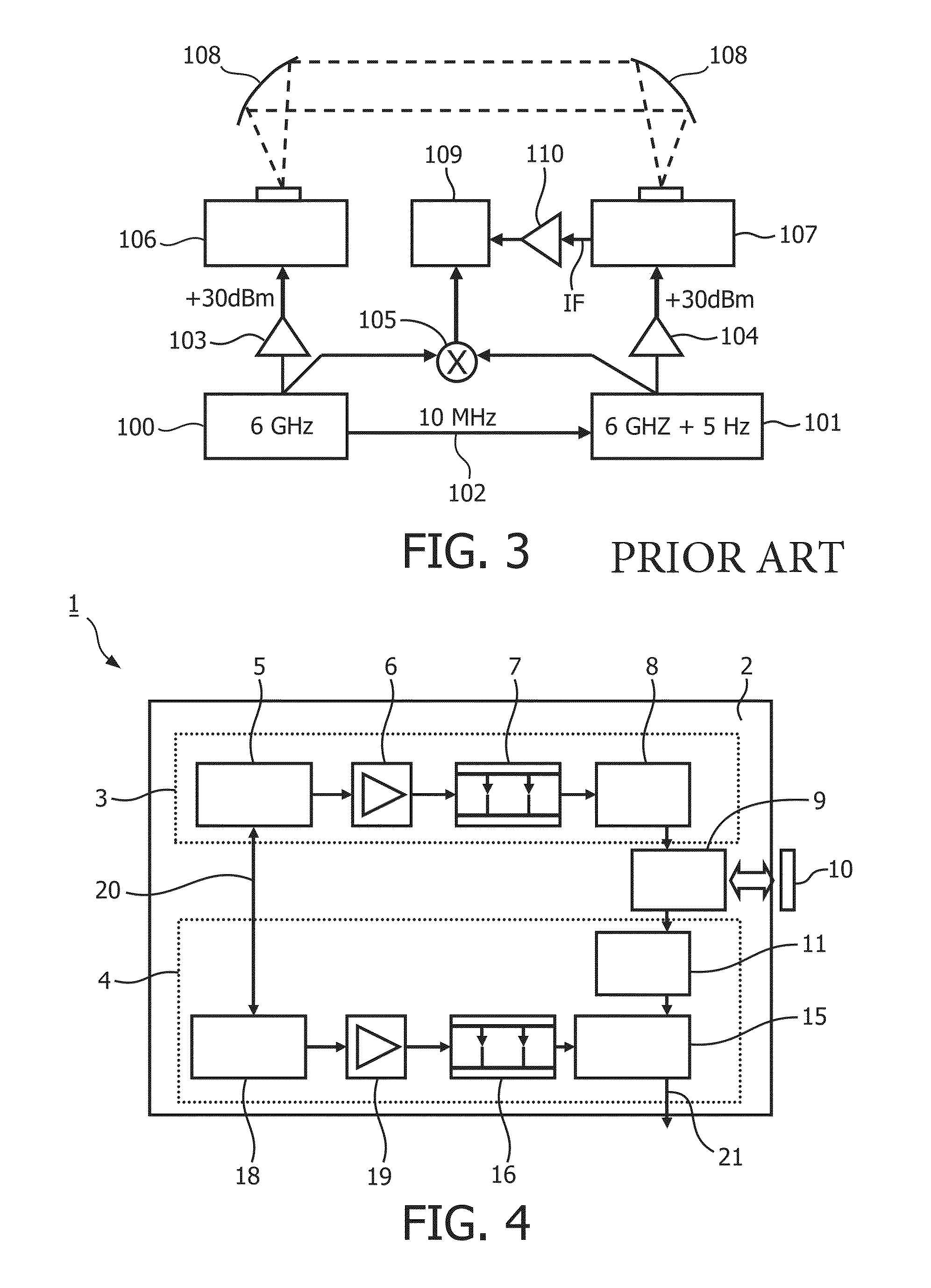 Device for analyzing a sample using radiation in the terahertz frequency range