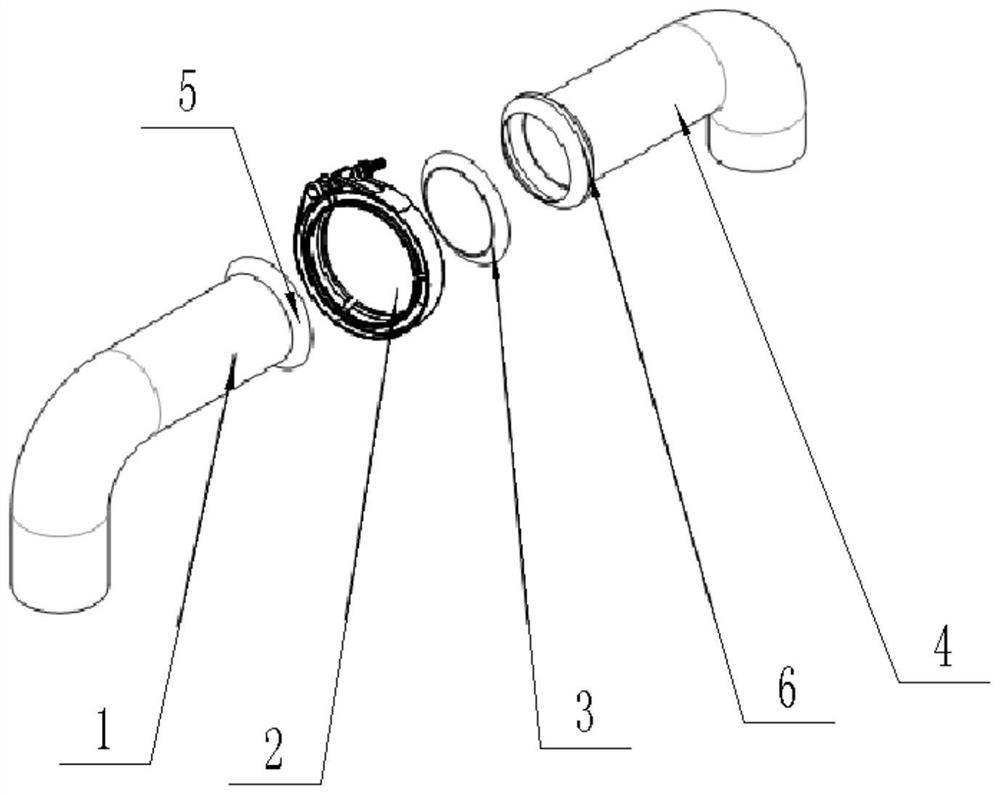 Exhaust pipe assembly method