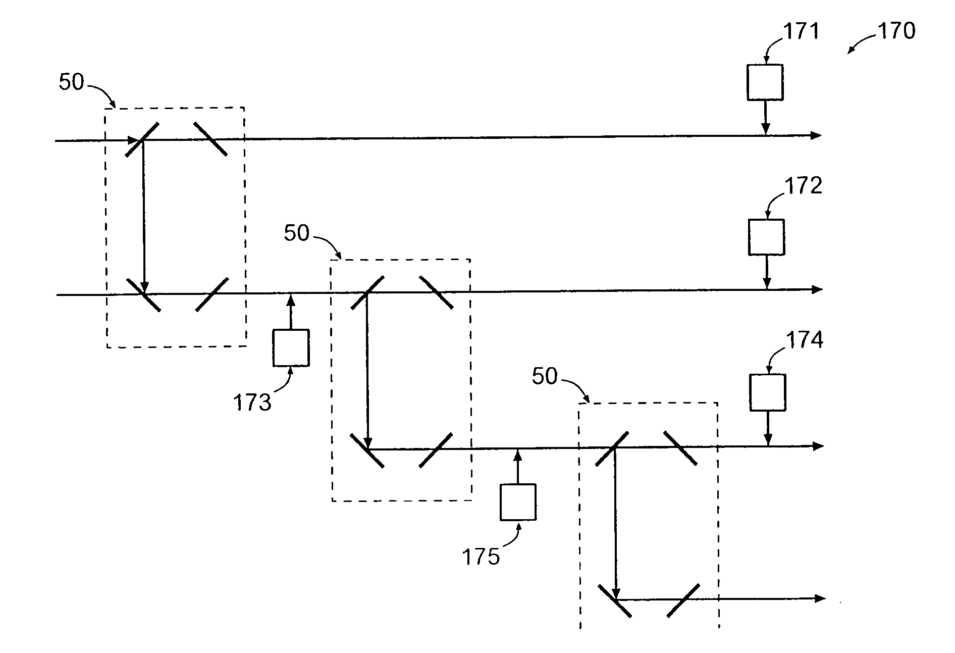 Optical logic devices having polarization-based logic level representation and method of designing the same