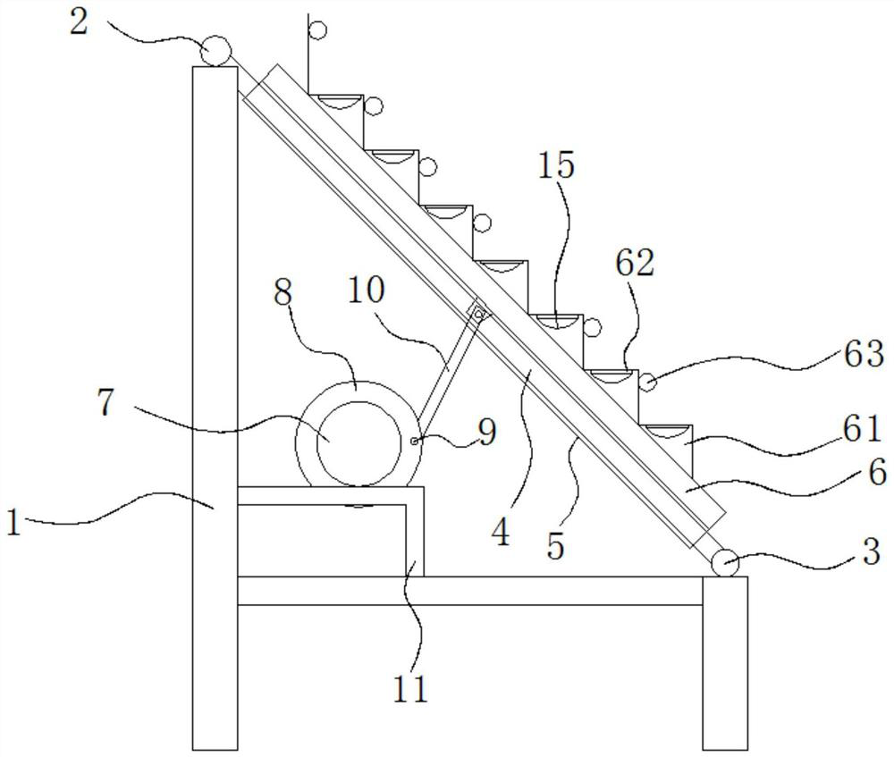 A strawberry elevated seedling raising device