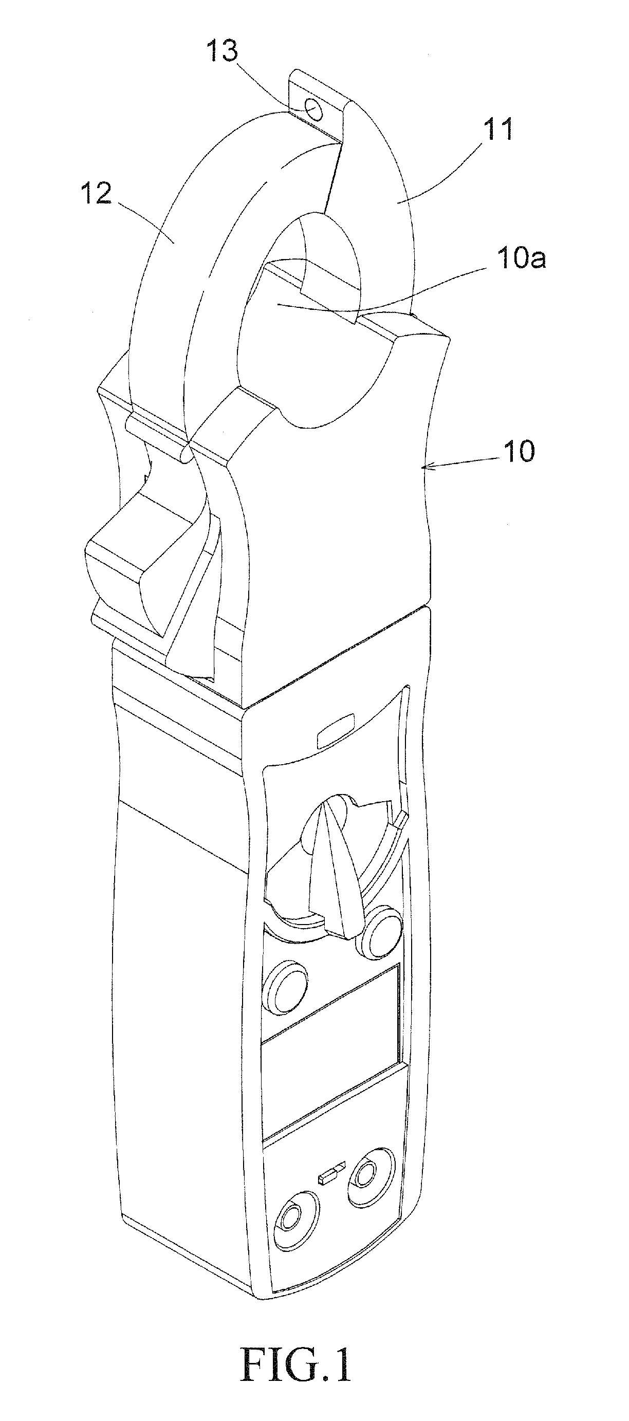 Hook meter with improved illumination