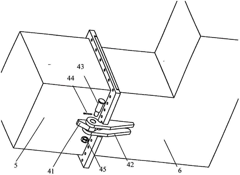 Shear-stress-resisting flange butt joint device