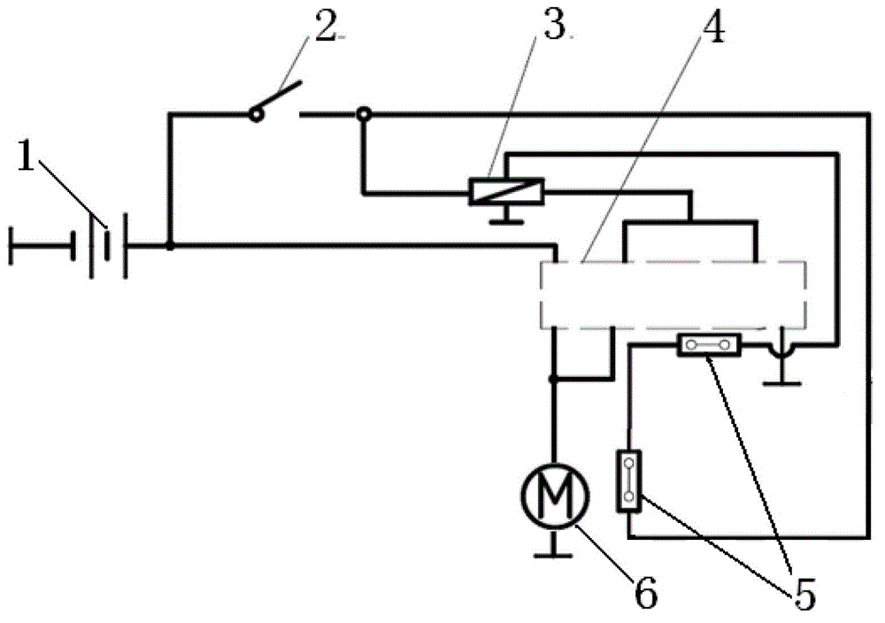 Control device of automobile starter