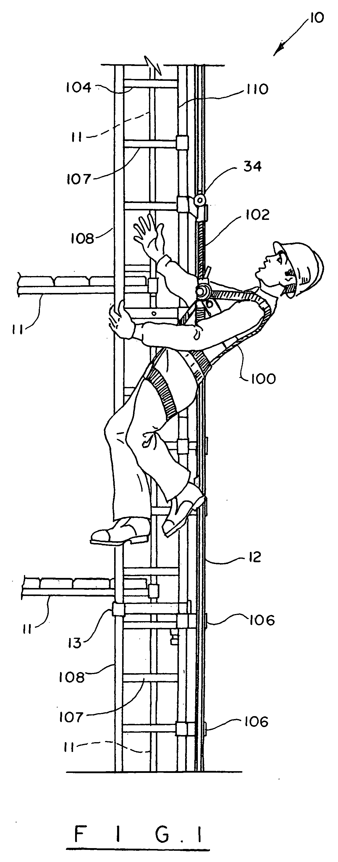 Ladder safety apparatus