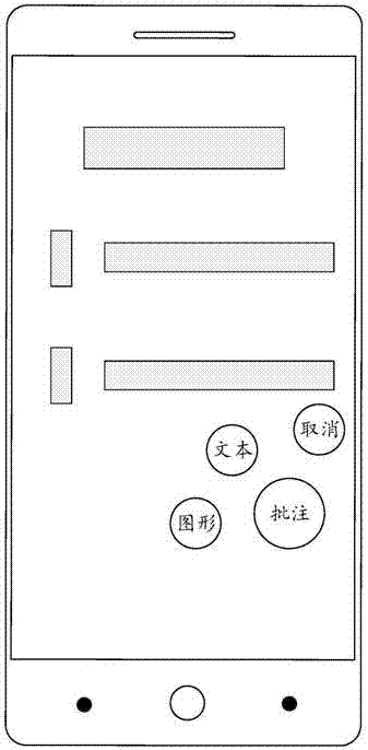 Conference projection annotation method, mobile terminal and computer readable storage medium