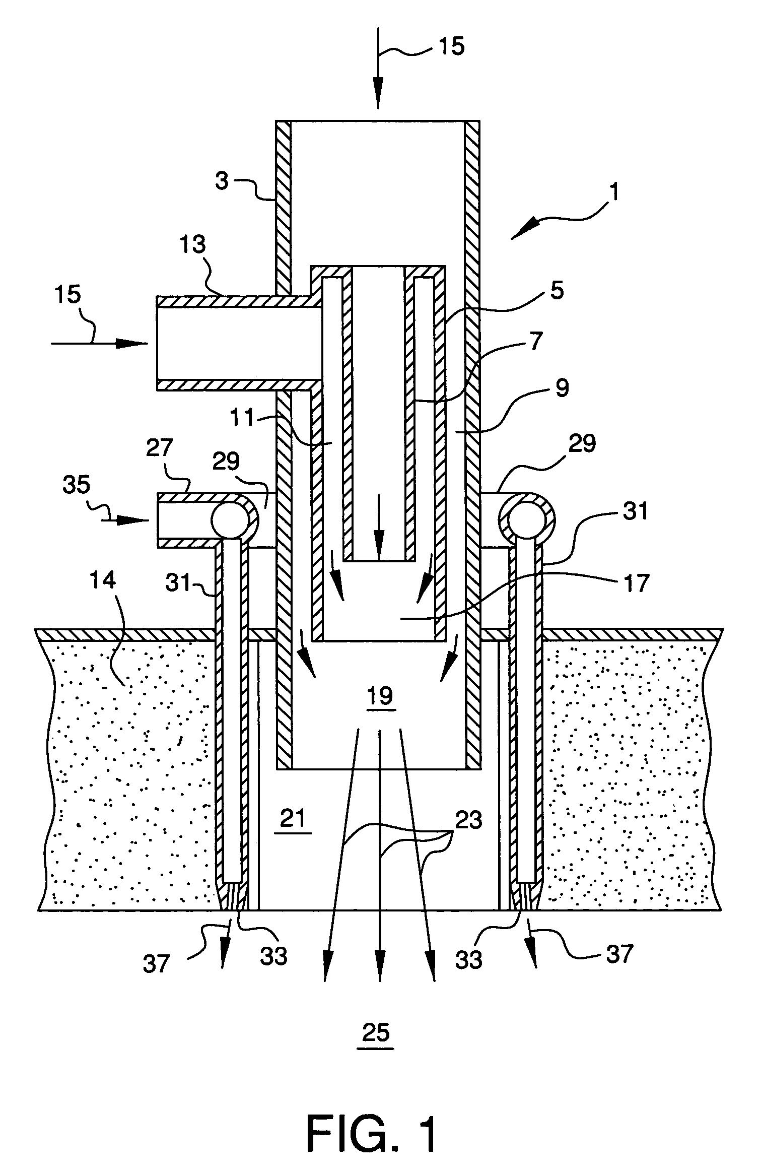 Staged combustion system with ignition-assisted fuel lances