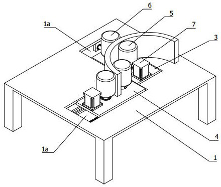 A split-type bearing bush workpiece arc detection equipment after bending