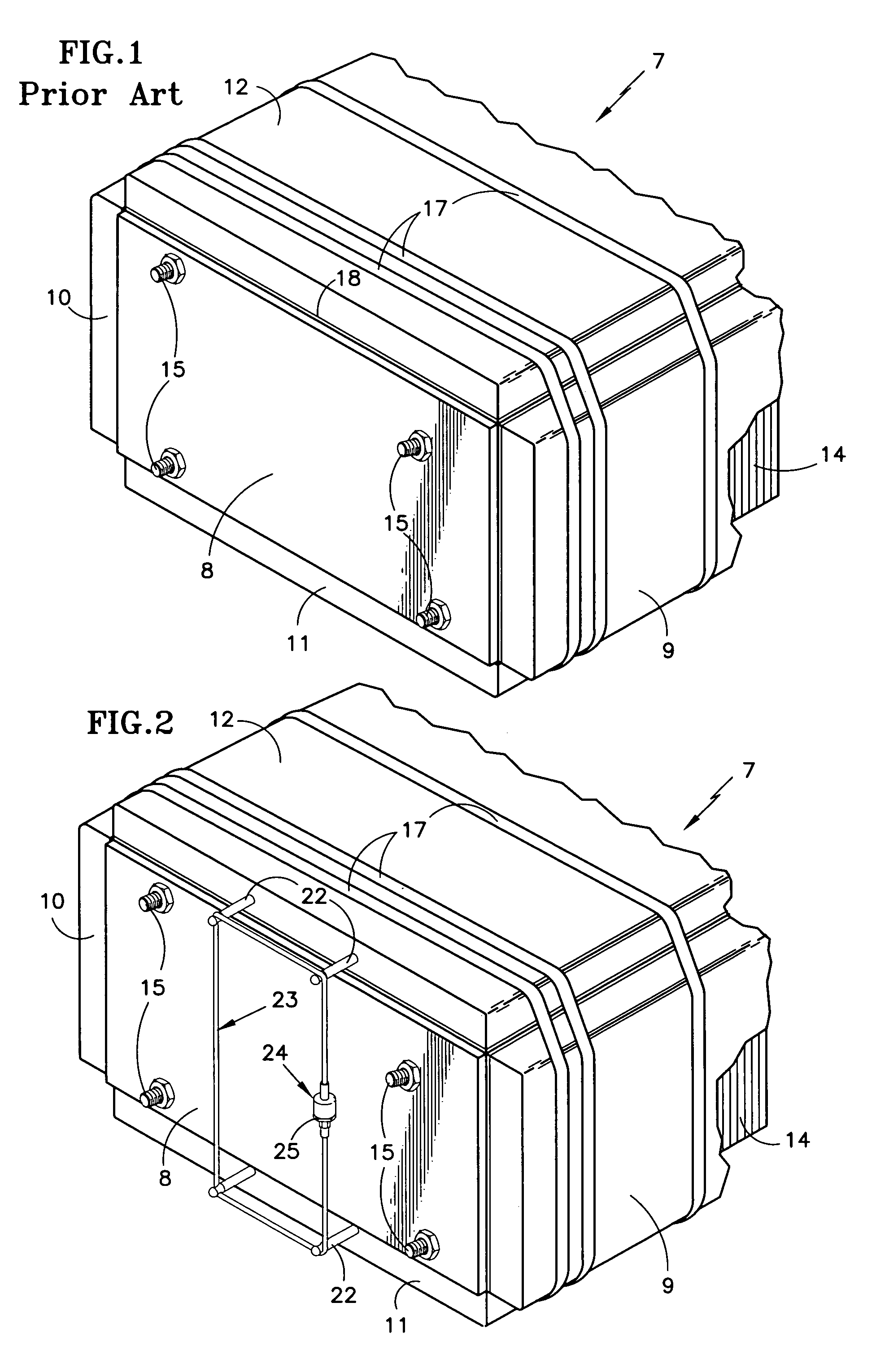 Fuel cell manifold cable end clamp