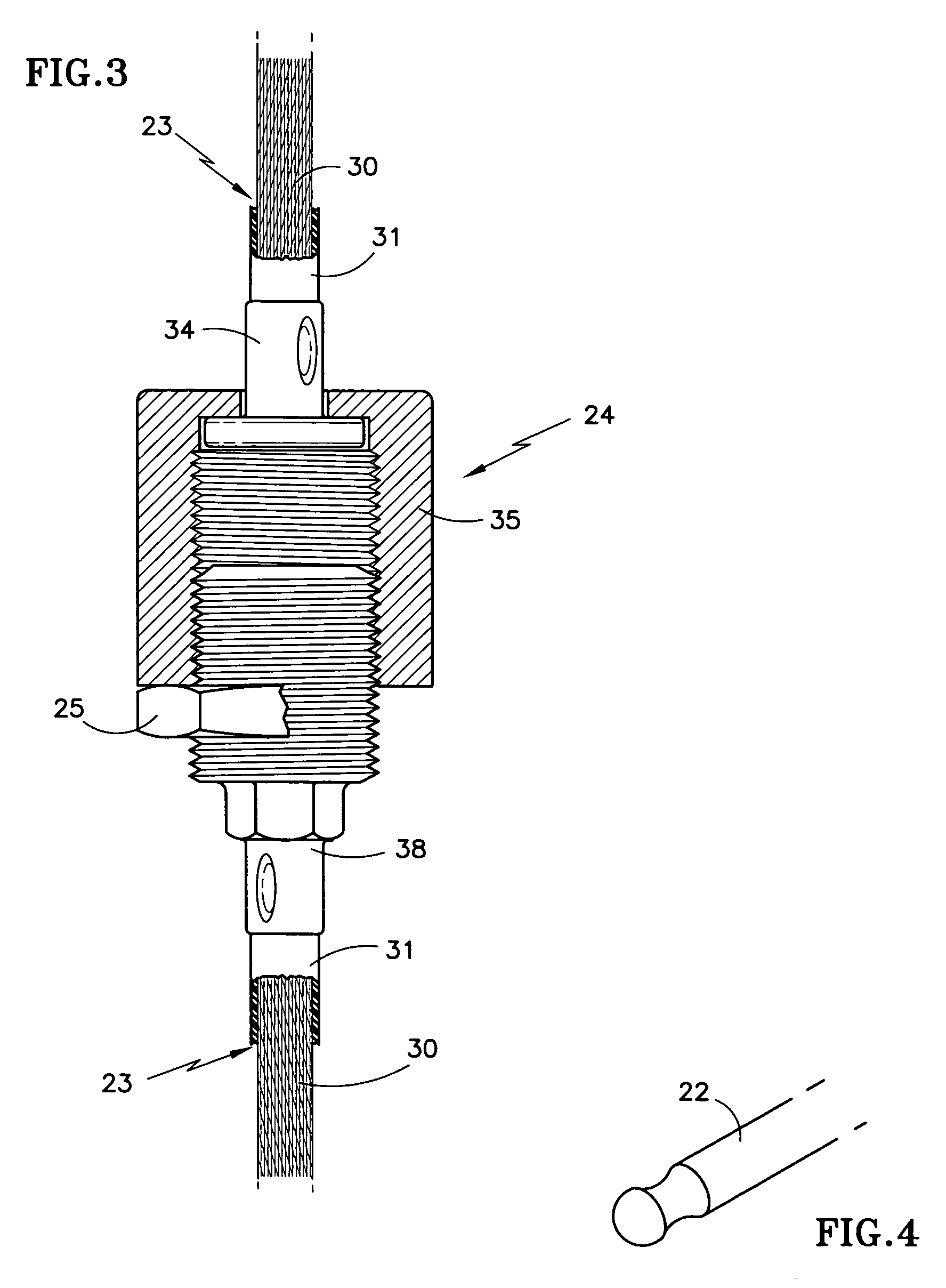 Fuel cell manifold cable end clamp