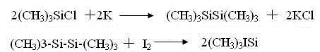 Preparation process of trimethyl idodine silicon hydride