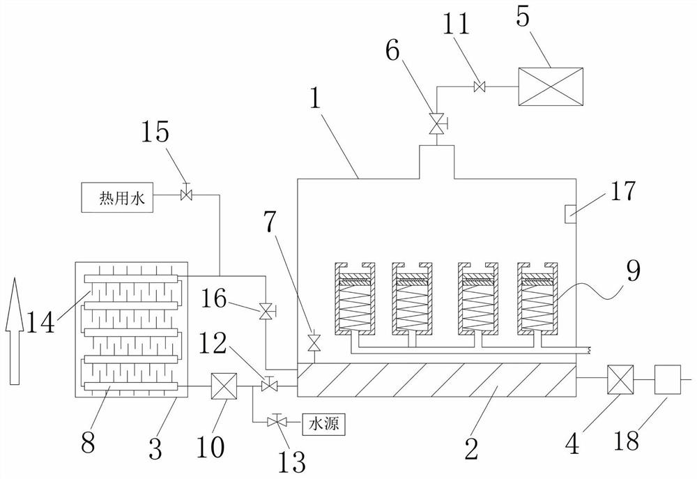 Island air energy storage system