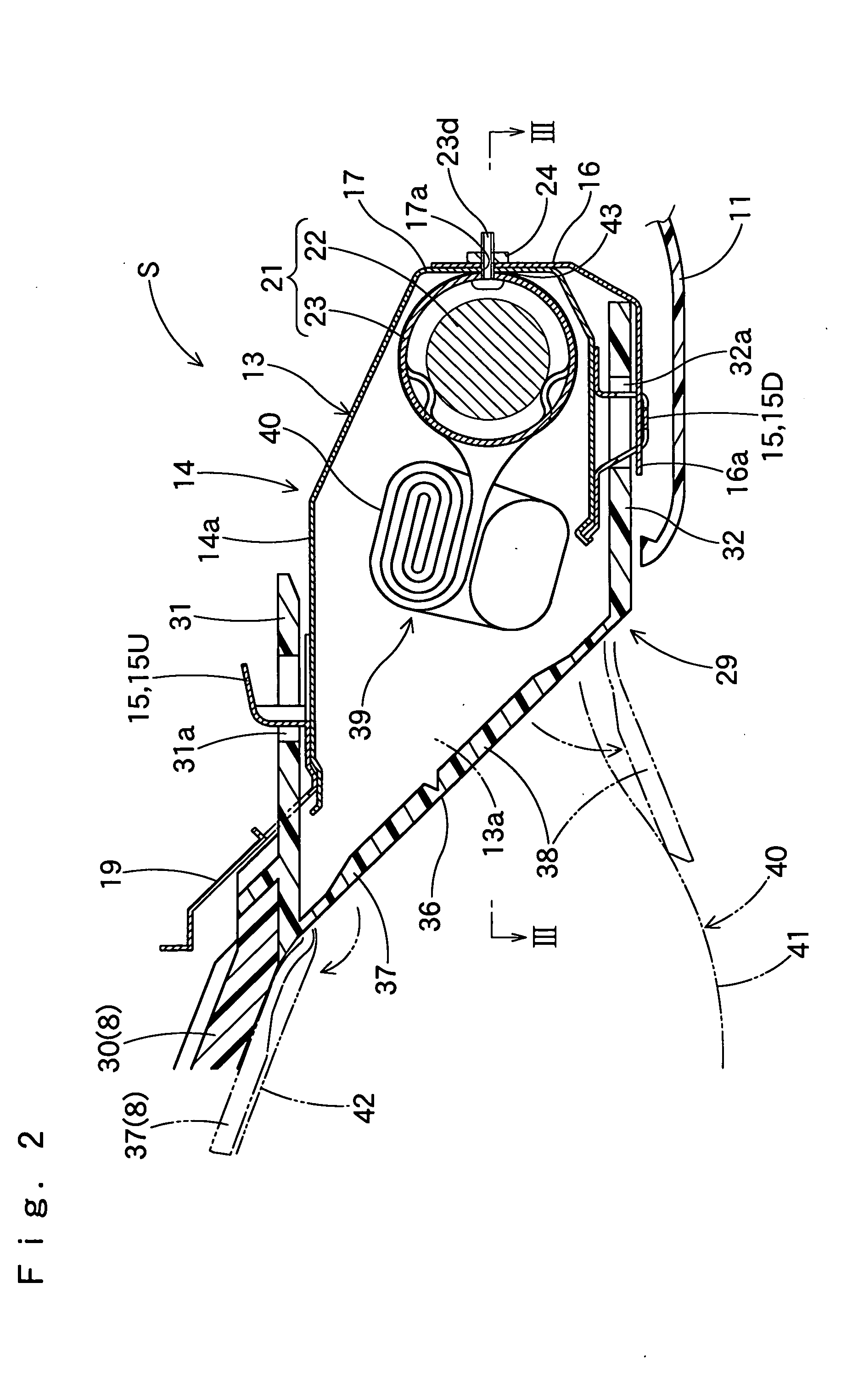 Knee-protecting airbag device