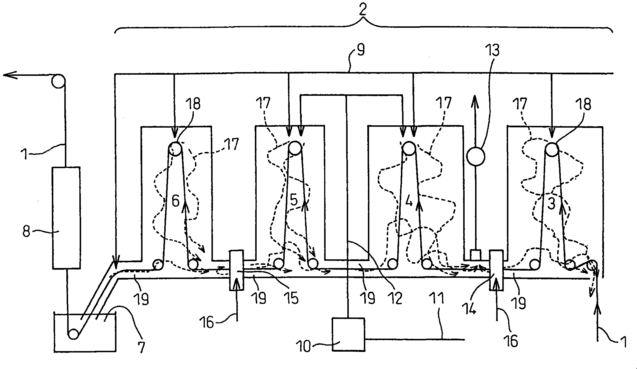 Method of continuous annealing/hot-dipping of steel sheet containing silicon and apparatus for continuous annealing/hot-dipping