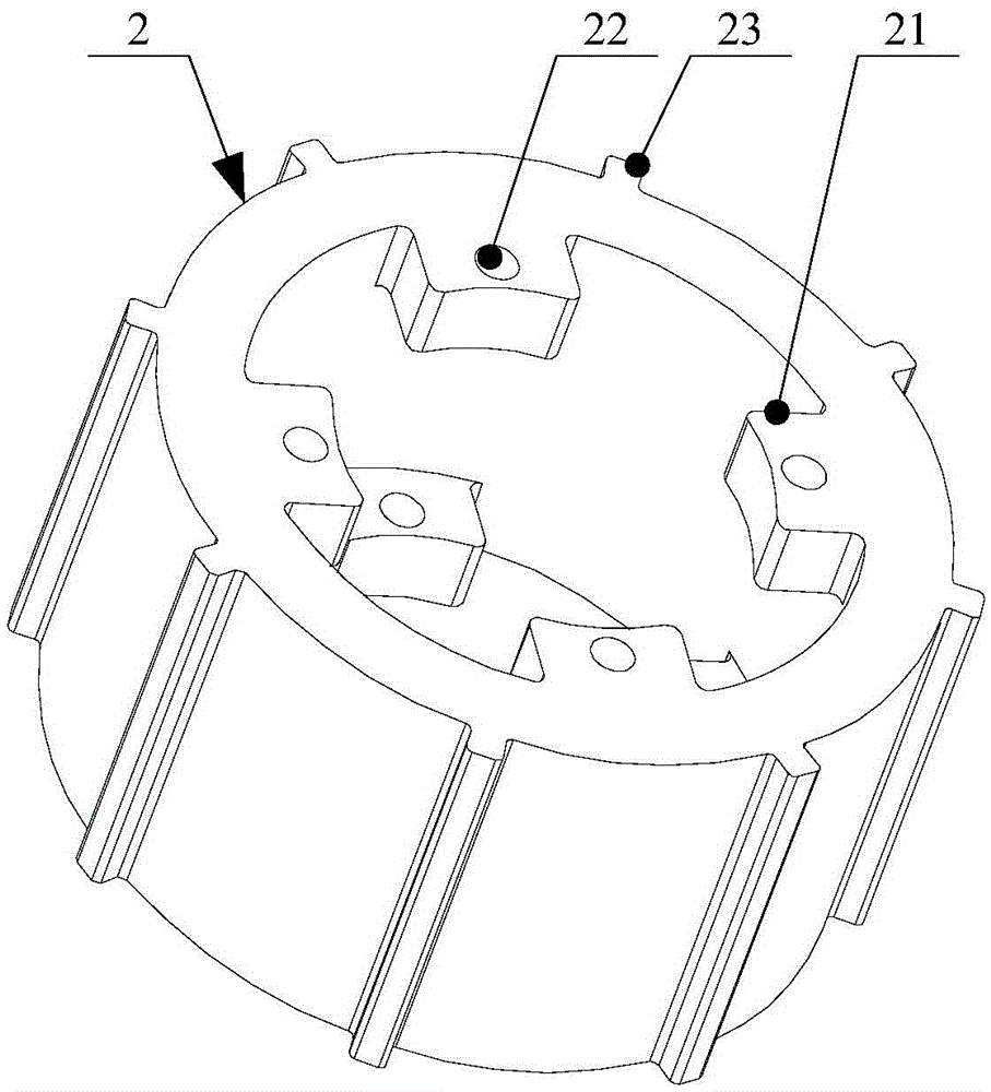 Motor, rotor and installation method of rotor