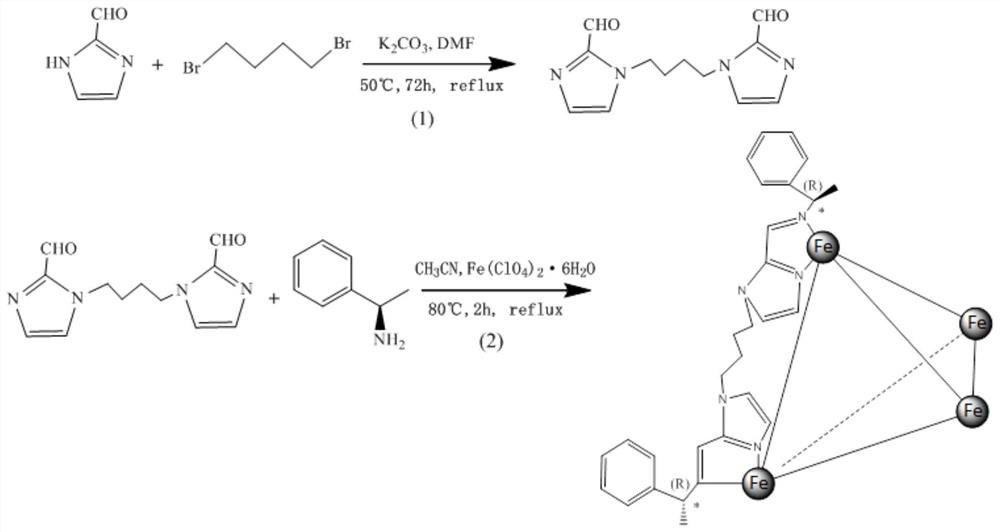 A chiral moc liquid chromatography separation column for separating racemic compounds