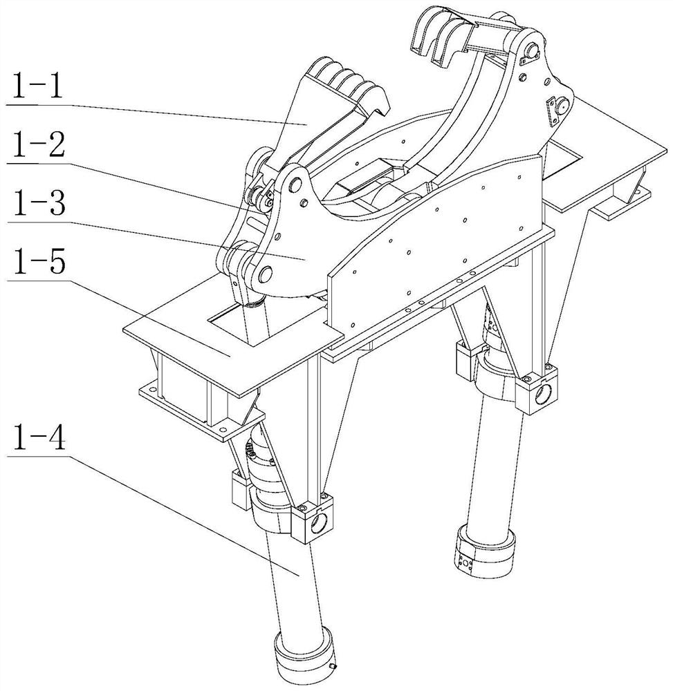 Claw type flattening machine