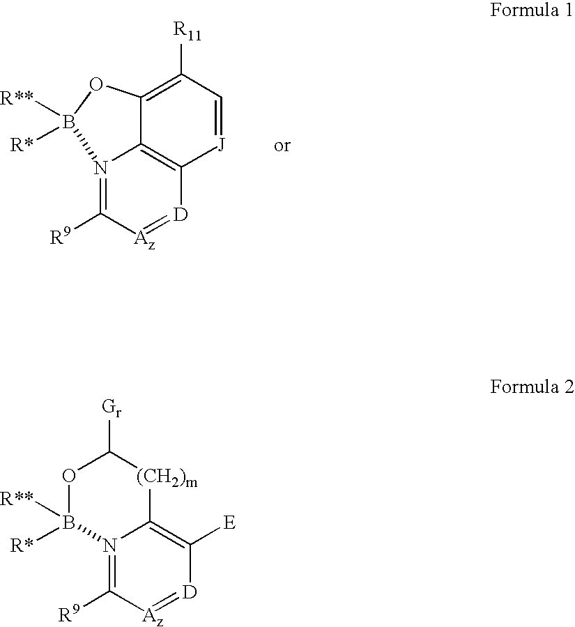 Antibiotics containing borinic acid complexes and methods of use