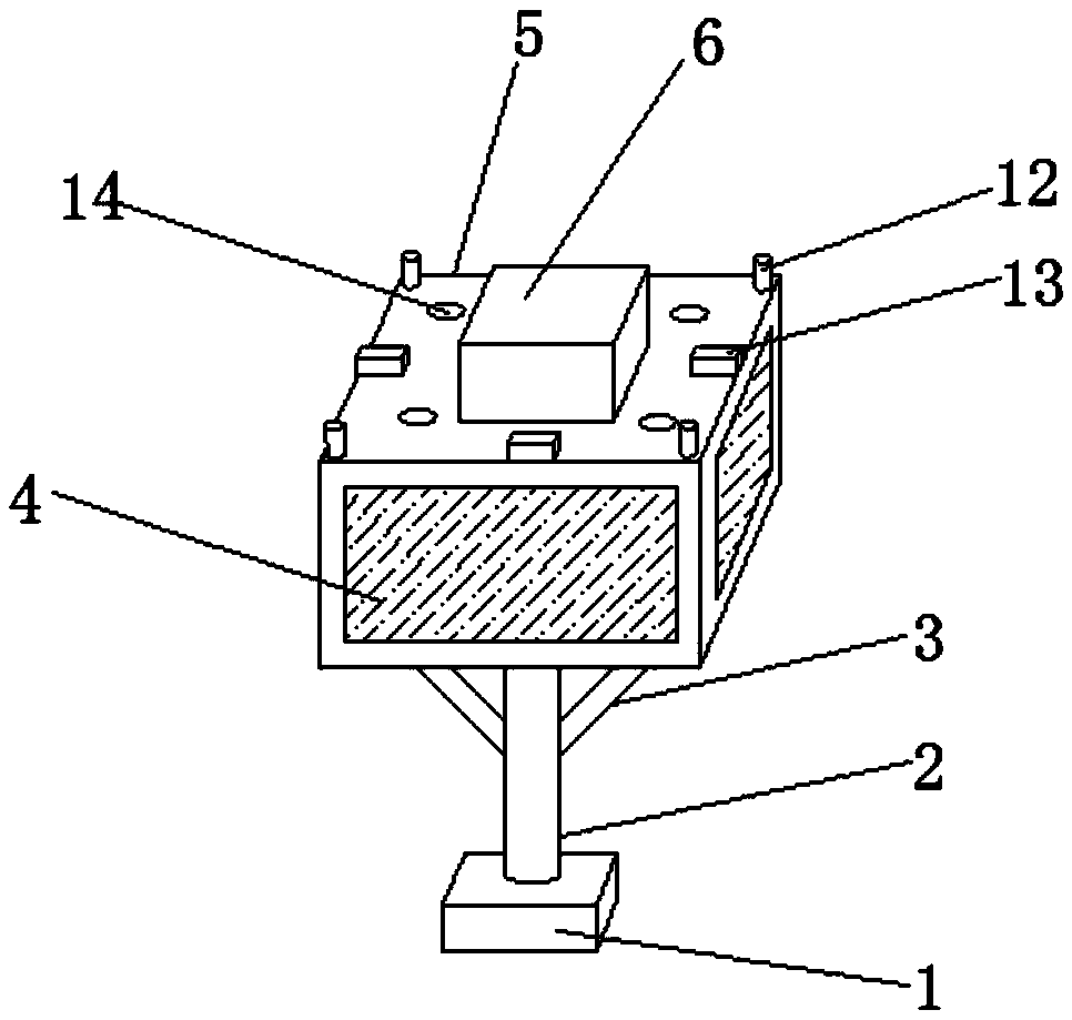 Multifunctional advertising tower