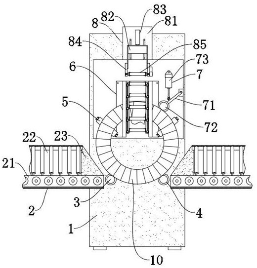 Equipment for removing packaging film of tire belt group