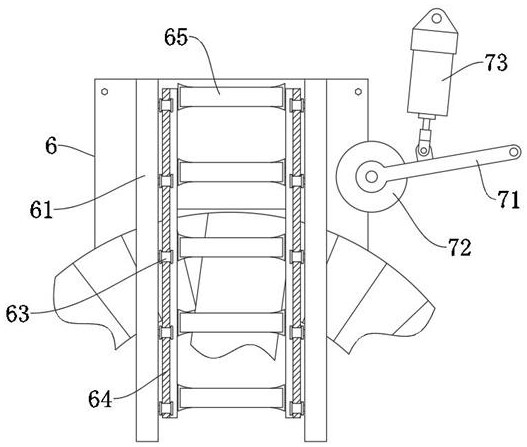 Equipment for removing packaging film of tire belt group