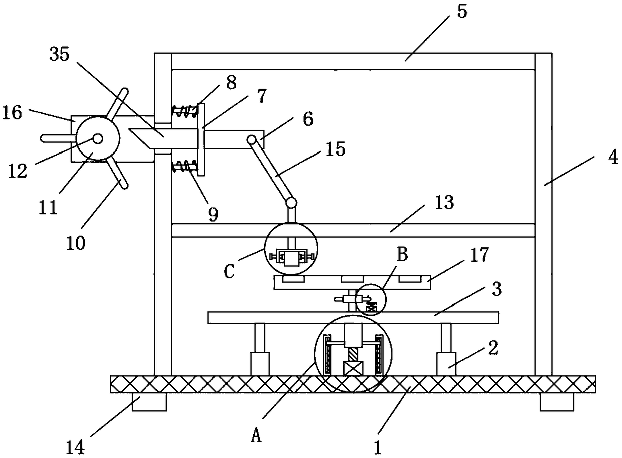 Stamping device capable constantly stamping