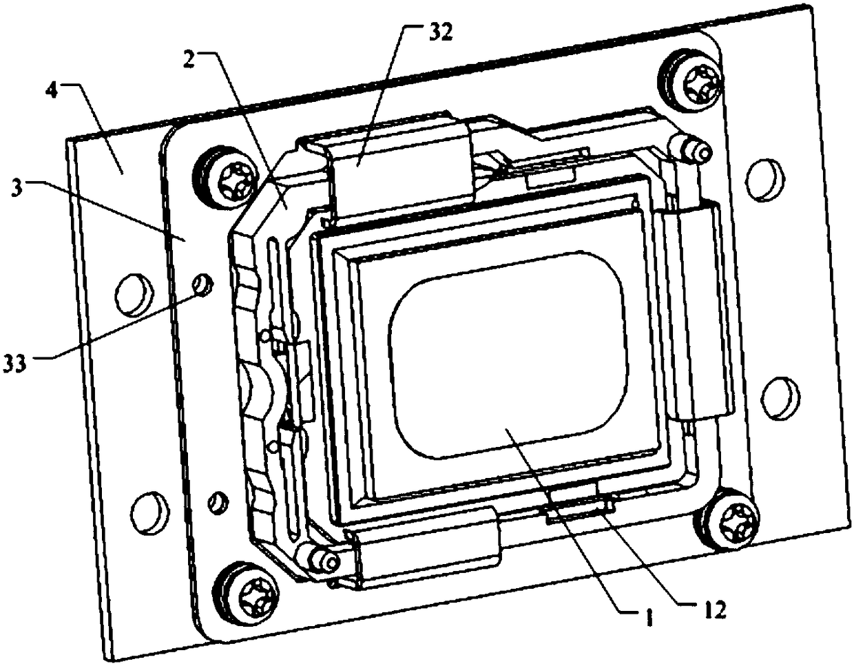 dmd component, dlp optical machine and dlp projection device