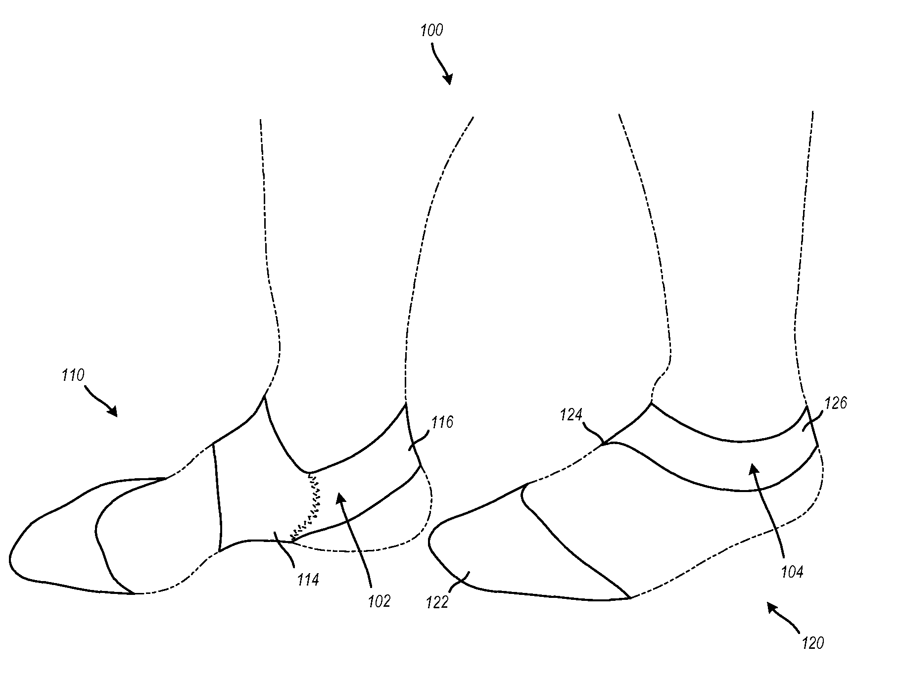 Dynamic foot-arch support system and associated methods