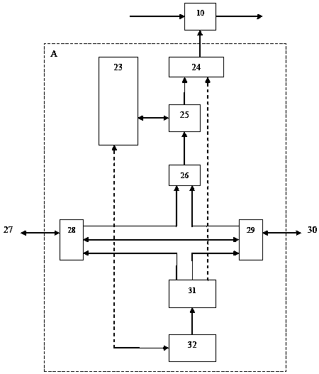 Link transmission method of optical fiber repeater