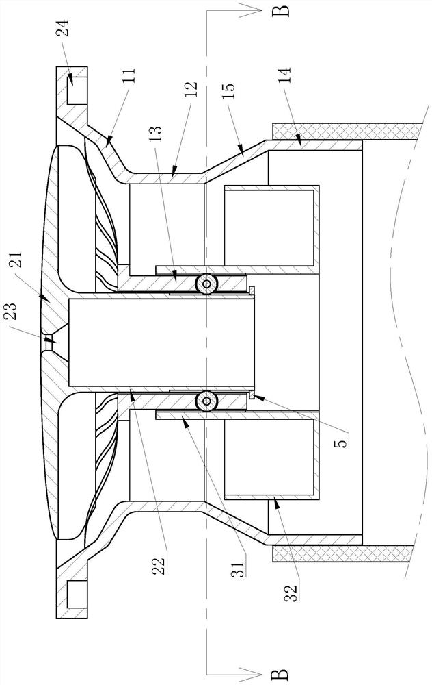 A floor drain structure that automatically adapts to the drainage pressure