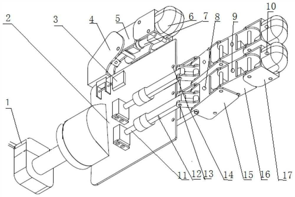 retractable electric drive manipulator