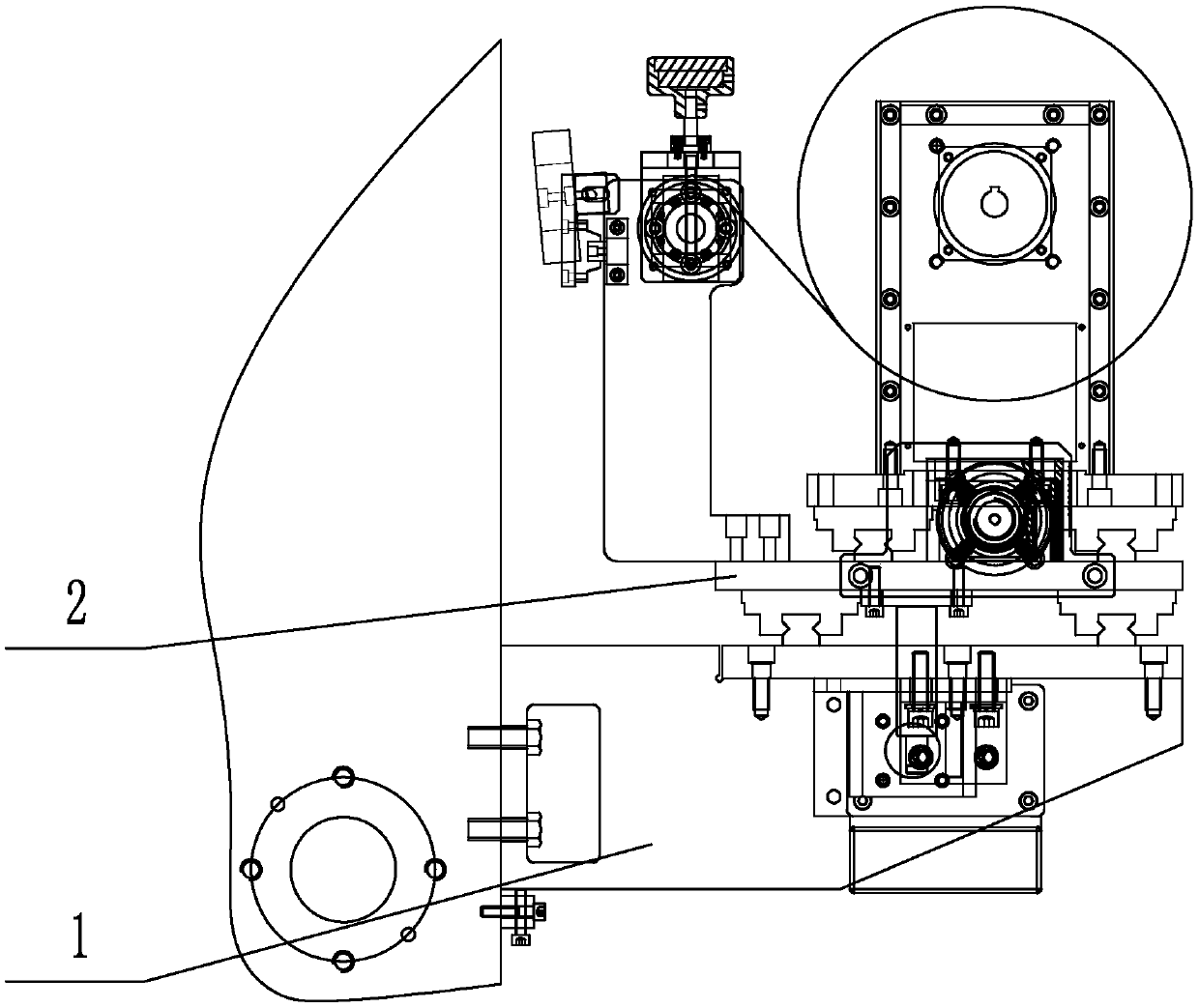 Coating machine rolling mechanism