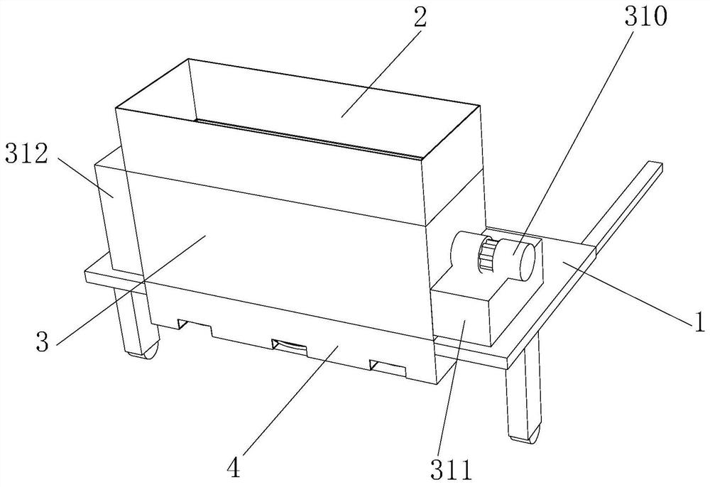 Farmyard manure splashing device