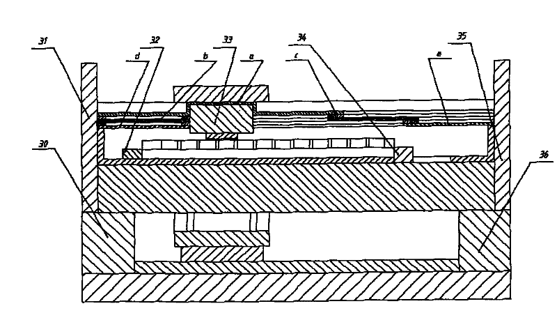 Magnetic field decoupling structure for direct-driven type magnetic suspension linear feed unit