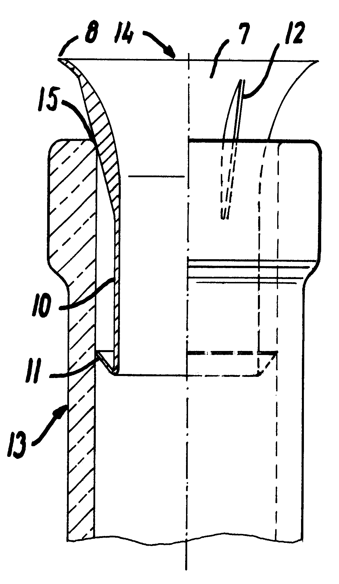 Pouring spout for mounting on a container