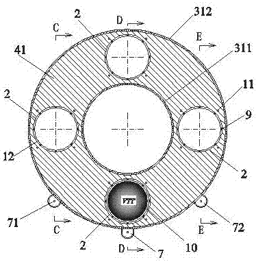 Rotary air brake station for vacuum pipeline traffic and method of entering and exiting pipeline halfway