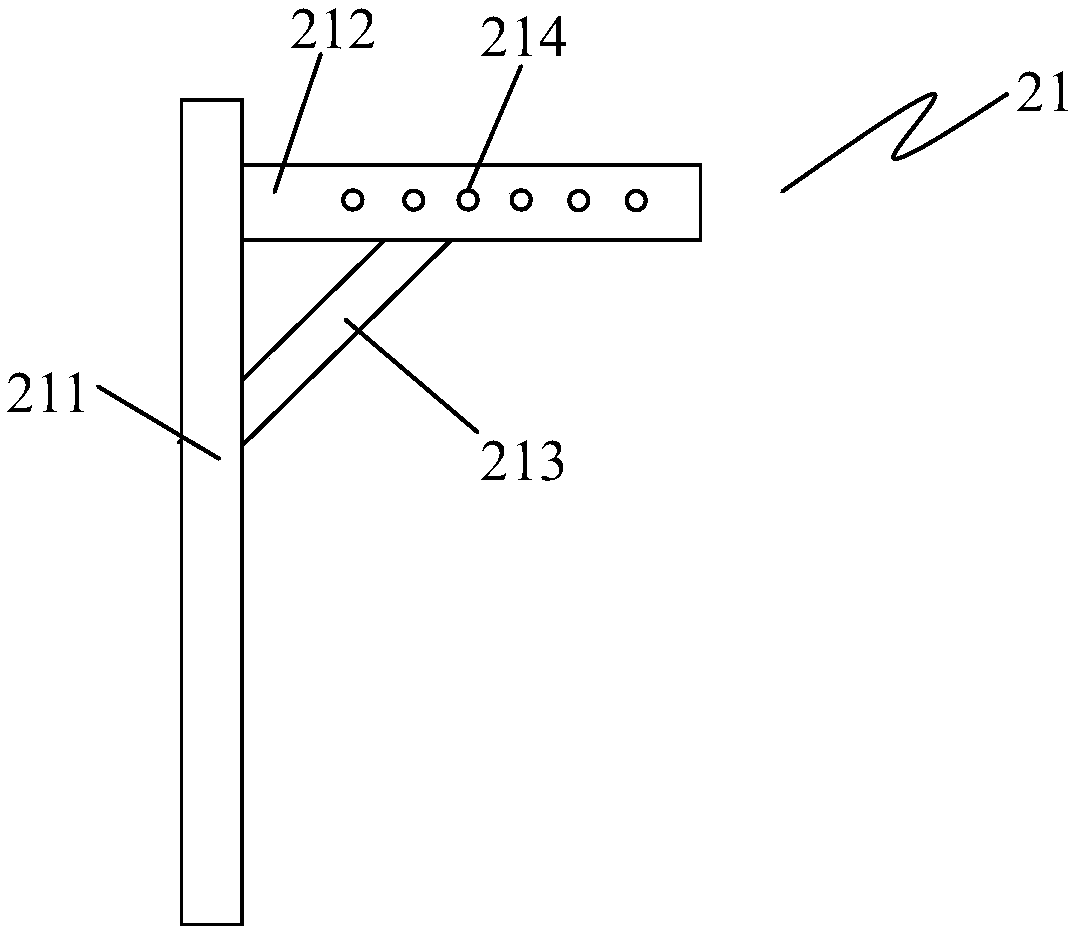 Template supporting system of cast-in-place concrete beam and slab structure