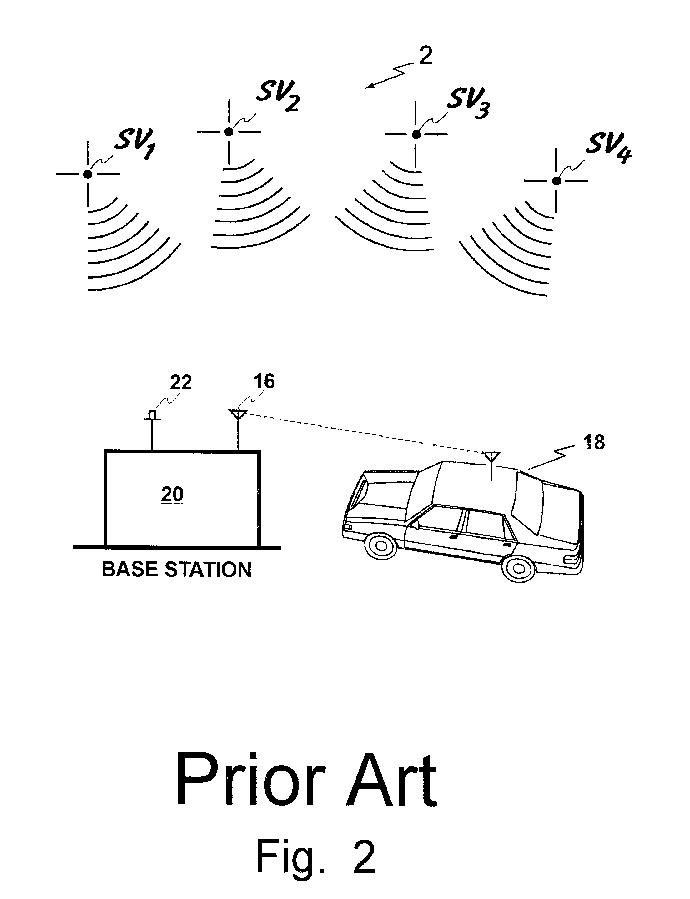 Method and arrangement for mapping a road