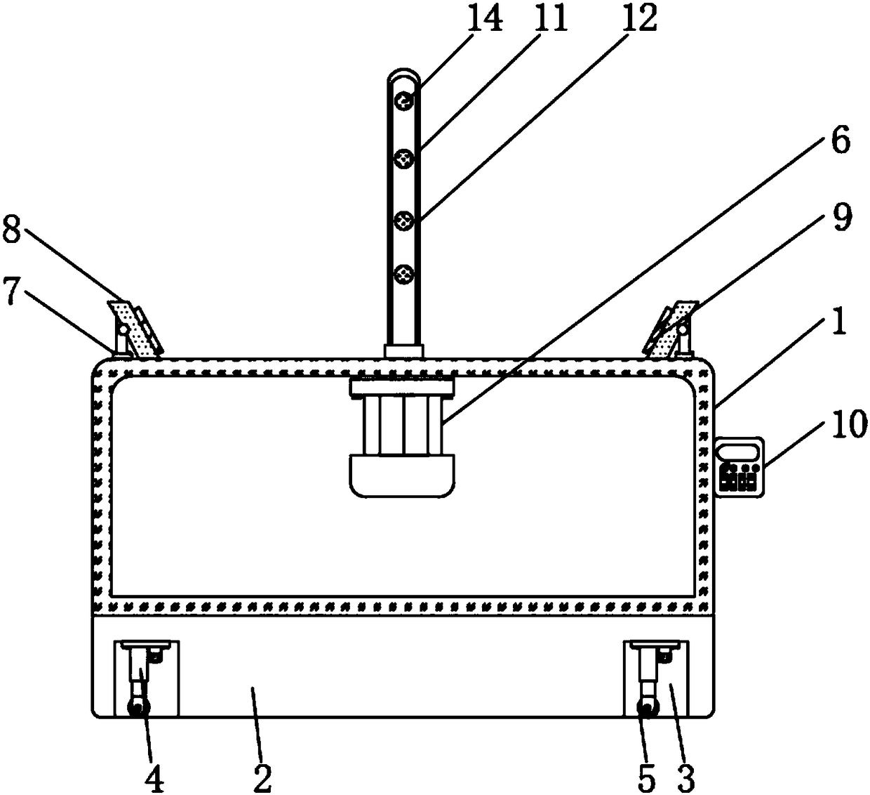 Display stand convenient for displaying garments