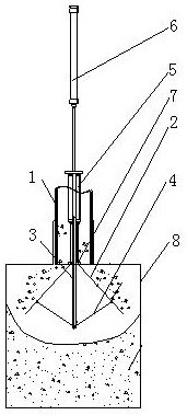 A ton-packaging umbrella-type filling head and a ton-packing method for the umbrella-type filling head