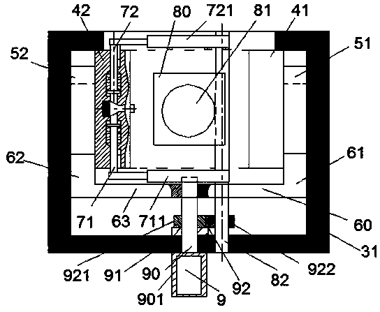 A fixture assembly for clamping a square workpiece