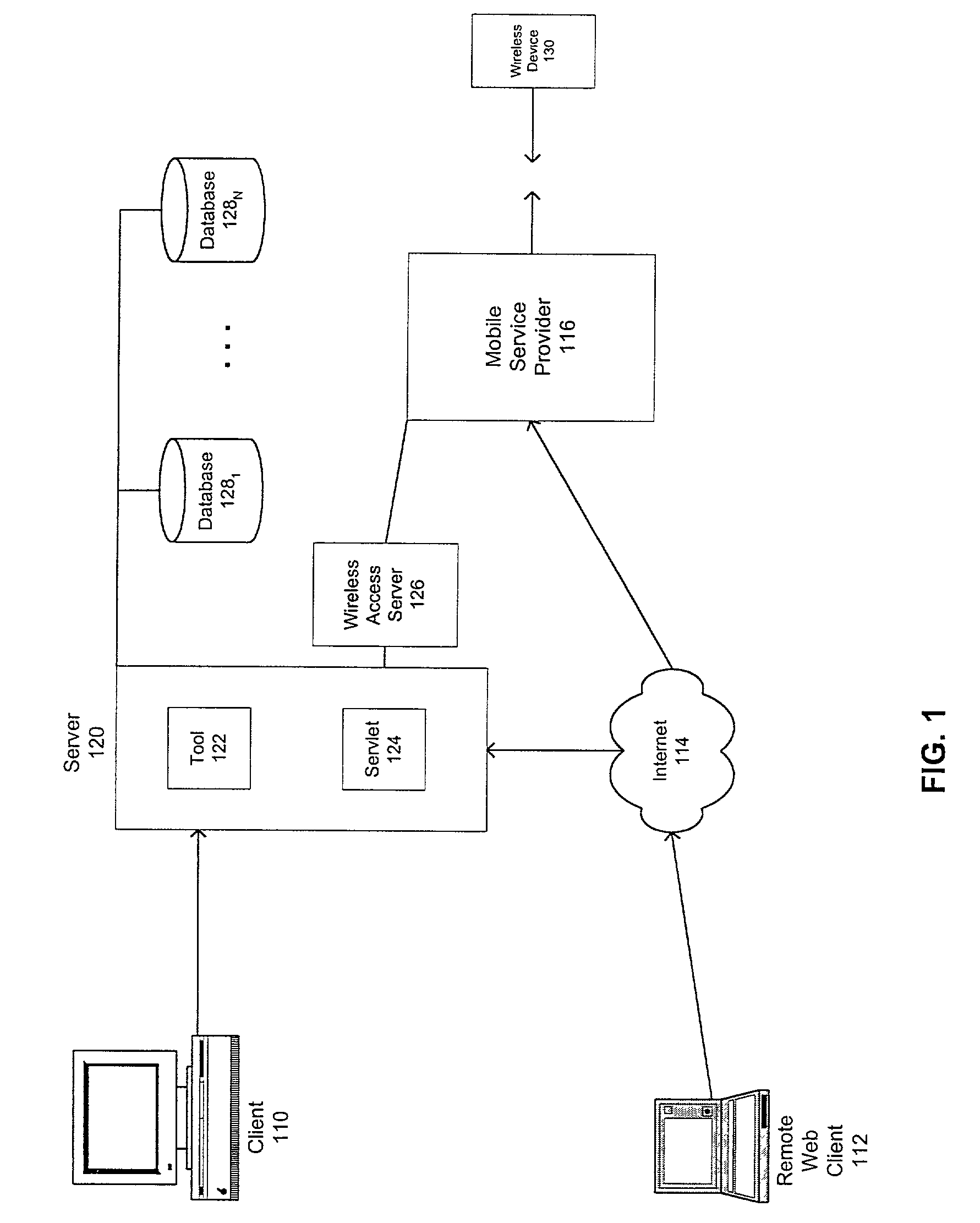 System and method for providing search capabilties on a wireless device